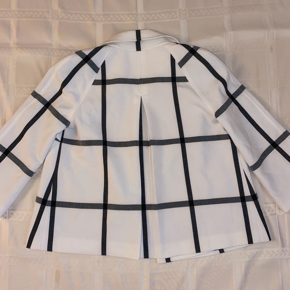 Double Breasted Plaid Coat - Picture 2 of 3